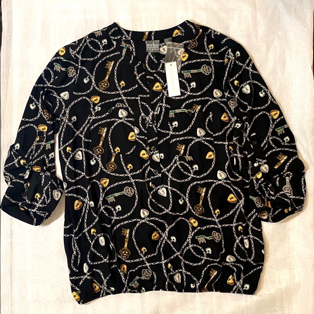 WOMEN BLACK BLOUSE